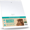 Commercial Quality Baking Sheet Pan Set, Pure Aluminum, Wrap Resistant by BakersSecret