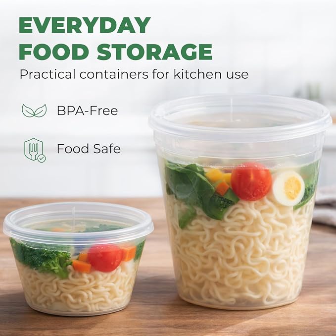 EconoHome Clear Deli Containers - Image 2