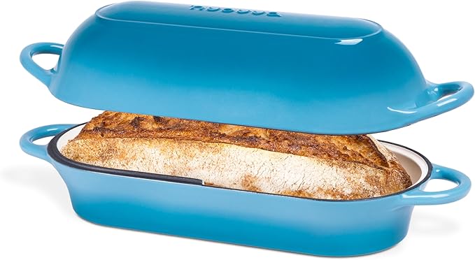Enamelled Cast Iron Bread Loaf Pot – Dutch Oven by Nuovva