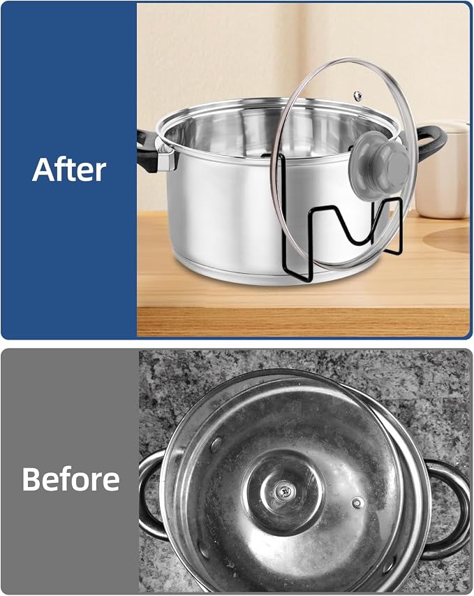 Crock Pot Lid Holder, Stainless Steel Crockpot Lid Holder Attachment, Crockpot - Image 3