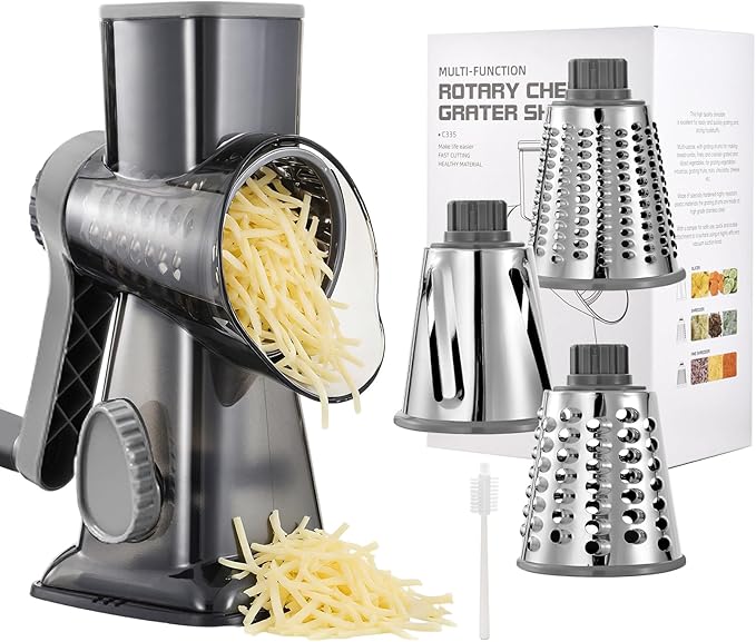 Rotary Cheese Grater Hand Crank by Unknown
