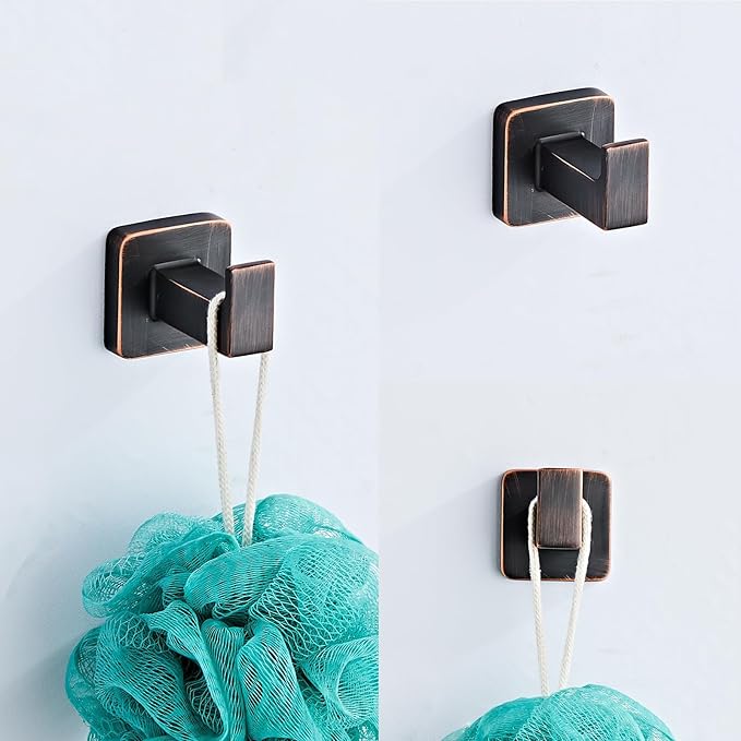 Bathroom Hardware Set 4 Pieces, Oil Rubbed Bronze Bathroom Accessories Set - Image 5