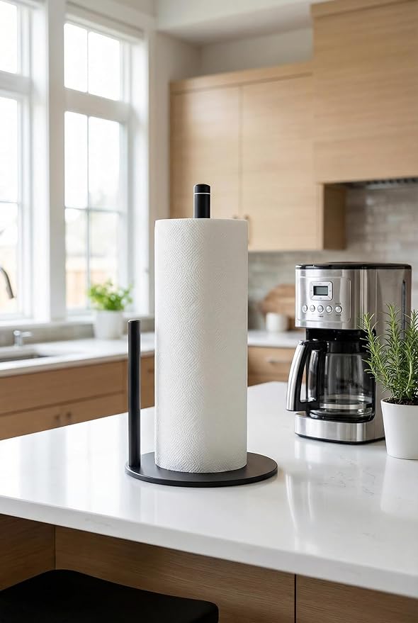 Paper Towel Holder, Stainless Steel Paper Towel Holder Countertop - Image 6