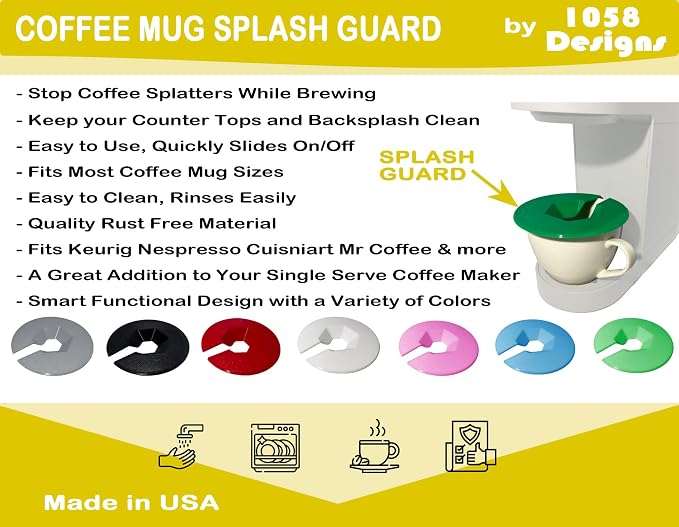 Coffee Mug Cup Splash Splatter Guard Screen compatible - Image 2