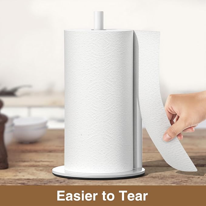 Paper Towel Holder White Kitchen Roll Holder, Paper Towel Holder - Image 3