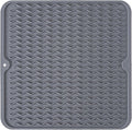 Silicone Dish Drying Mat, Non-Slip Easy Clean Sink Mat Large Heat-resistant by MODENGKONGJIAN