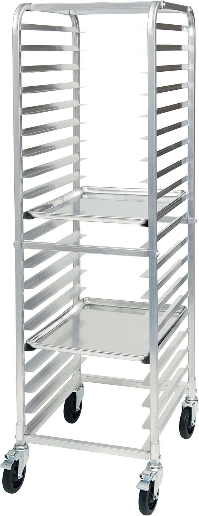 Winco 20-Tier Aluminum Sheet Pan Rack - Image 2