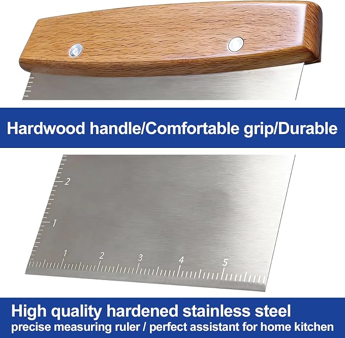 Professional Dough Cutter & Bench Scraper - Image 3