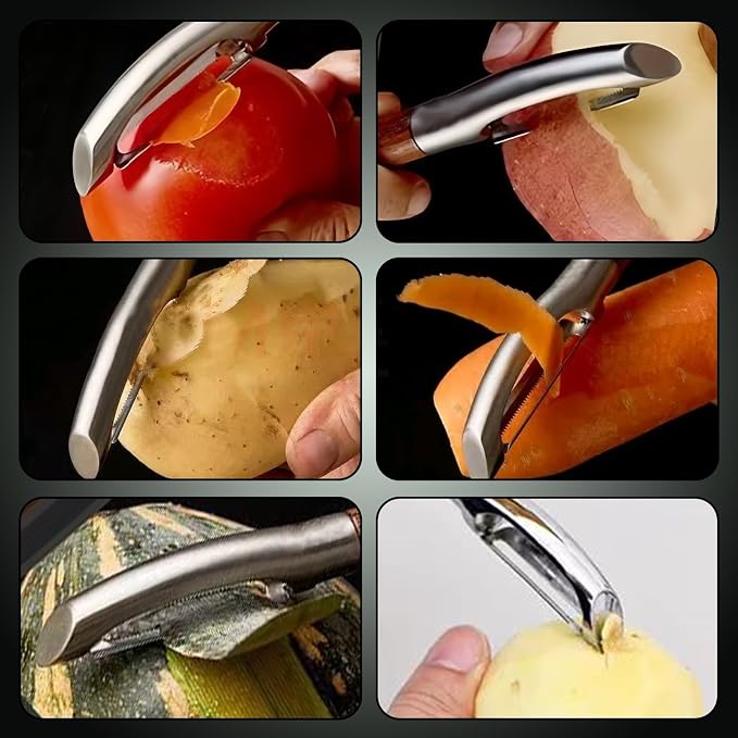 Professional Potato Peeler, Vegetable Peeler Stainless Steel, Carrot Peelers - Image 4