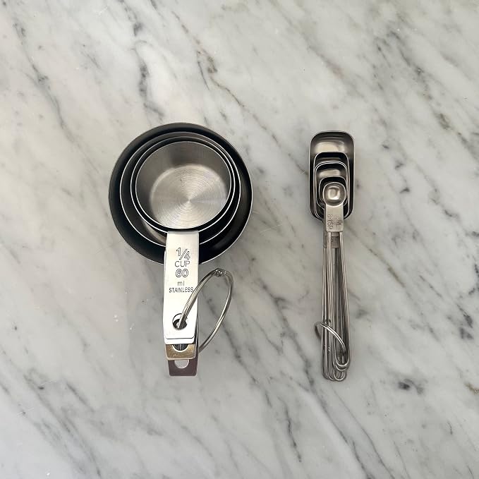 Fox Run Stainless Steel Measuring Cup/Spoon Set, 6.5 x 3.2 x 2" - Image 2