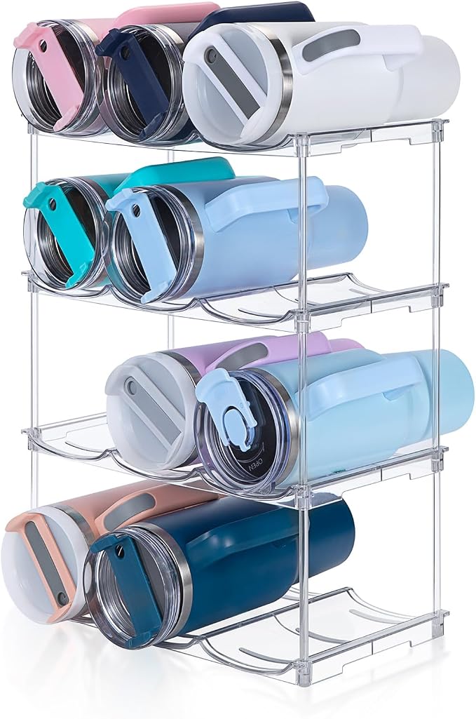 Stackable Water Bottle Organizer by SPOSPO
