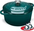 Overmont Enameled Cast Iron Dutch Oven - 7QT Pot - Heavy-Duty Cookware by Overmont