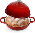 Enameled Cast Iron Bread Oven, Dutch Oven Pot by CookNexa