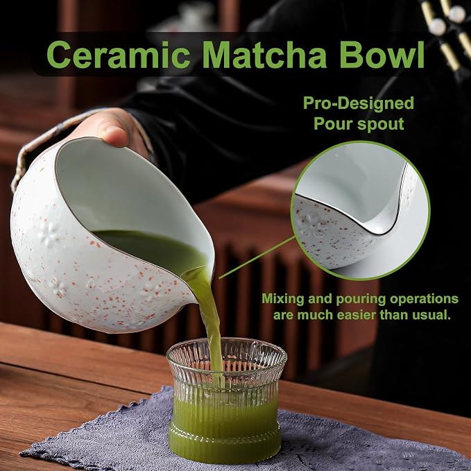 Matcha Whisk Set, Gifts for Women, Matcha Bowl - Image 4