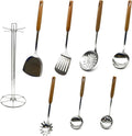 Cooking Utensils Set, 8-Piece 304 Stainless Steel Kitchen Tool Sets by Welcome