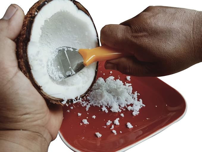 Plai Na Coconut Hand Grater Blade Slicer Shredded Scraper Coconut Meat Removal - Image 3