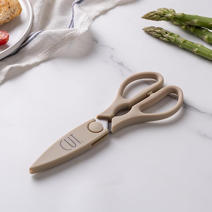 Rae Dunn Kitchen Scissors- Stainless Steel Kitchen Shears, Cooking Scissors - Image 2
