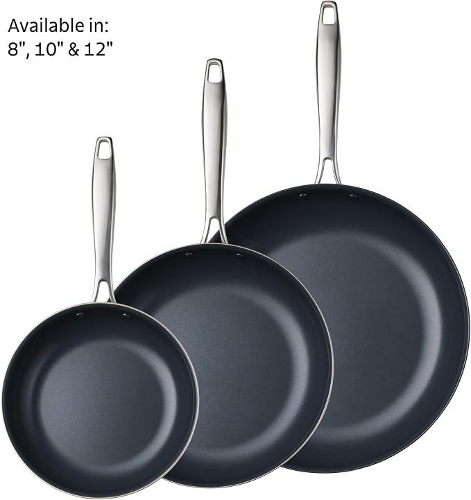 Tramontina Signature 8-Inch Tri-Ply Clad Stainless Steel Small Frying Pan - Image 9