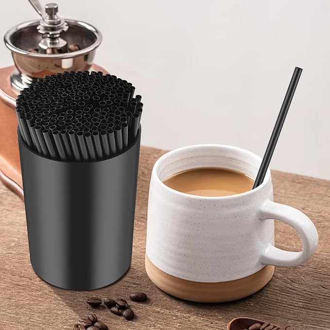200 Pcs Black Coffee Stirrer and Holder Set Coffee Stir Sticks Coffee Stirrers - Image 5