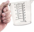 2 Cup Measuring Cup, Laser-Etched oz/cup/mL/Tbsp, Plastic Measuring Cup by NaNaPaly