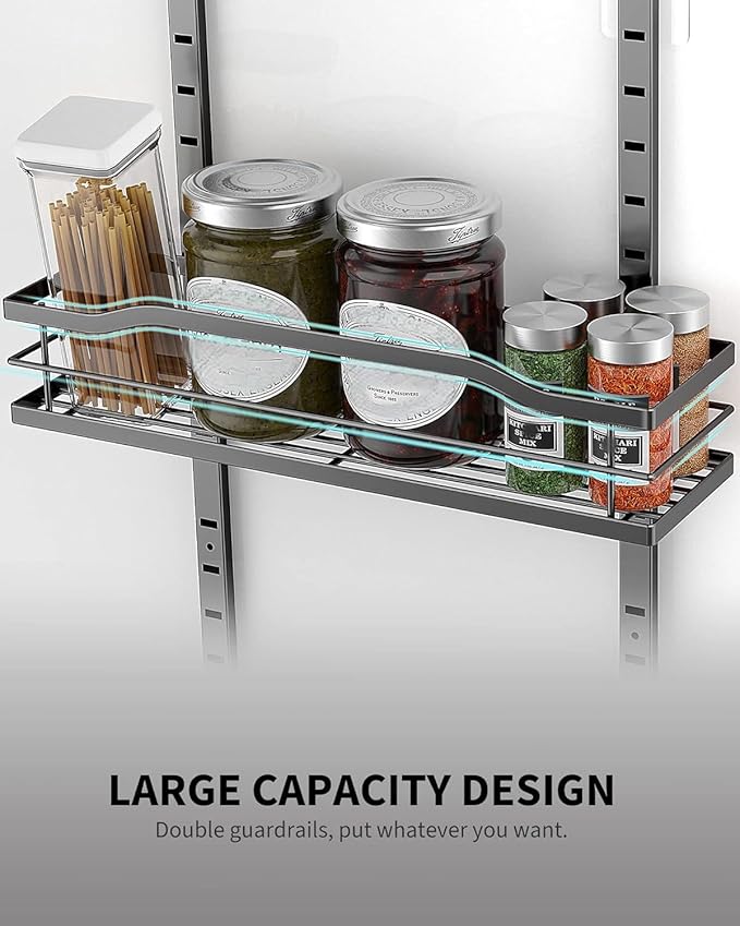 Moforoco 12.2" Narrow 9-Tier Over The Door Pantry Organizer, Pantry - Image 6
