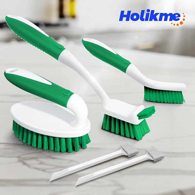 Holikme Cleaning Brush Set for Household Use, Scrub Brush, Kitchen Brush - Image 7