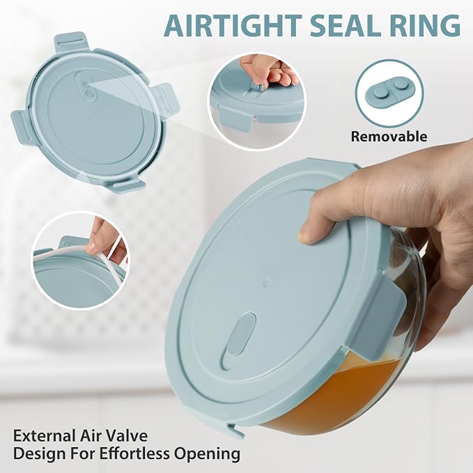 30oz Glass Meal Prep Containers - Image 3