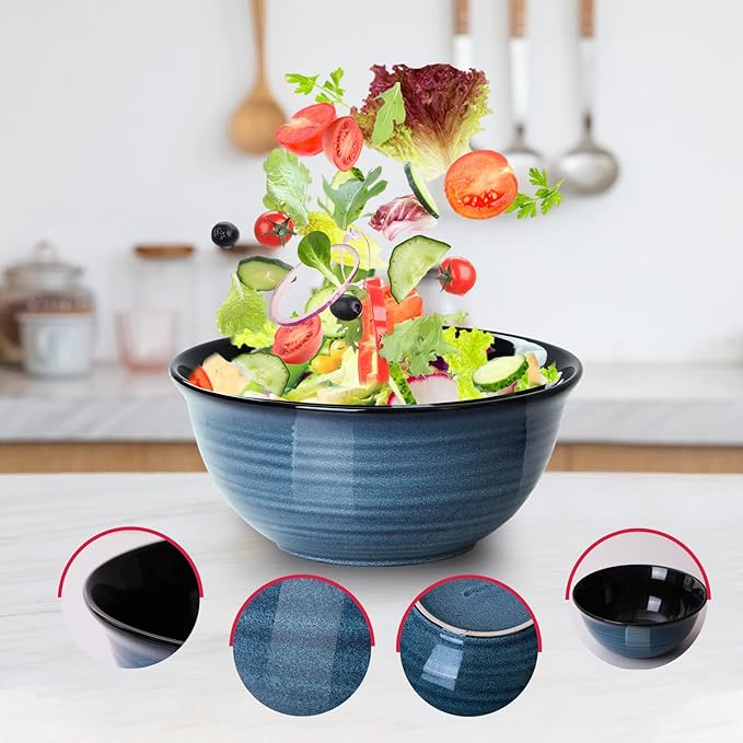 HASENSE Ceramic Mixing Bowls Set - Image 4