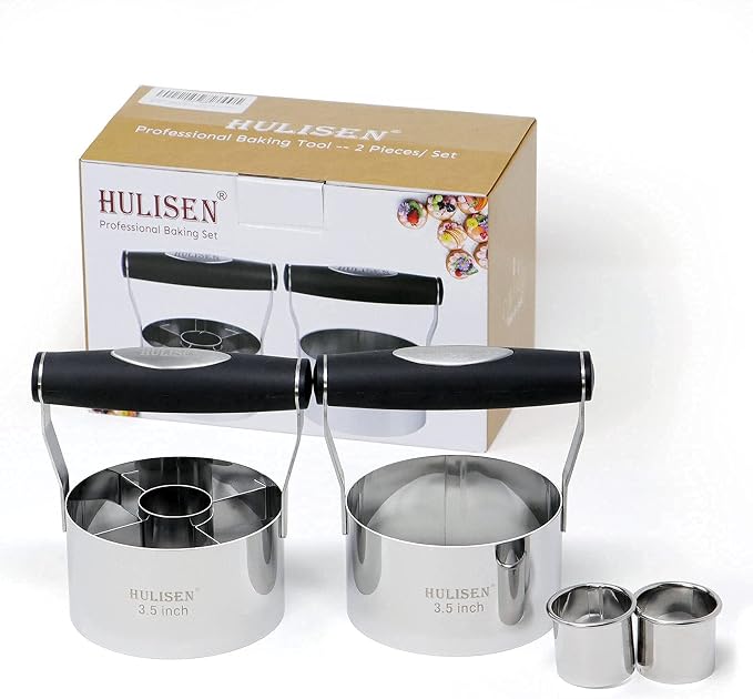 HULISEN Donut Cutter & 3.5 inch Biscuit Cutter, - Image 2