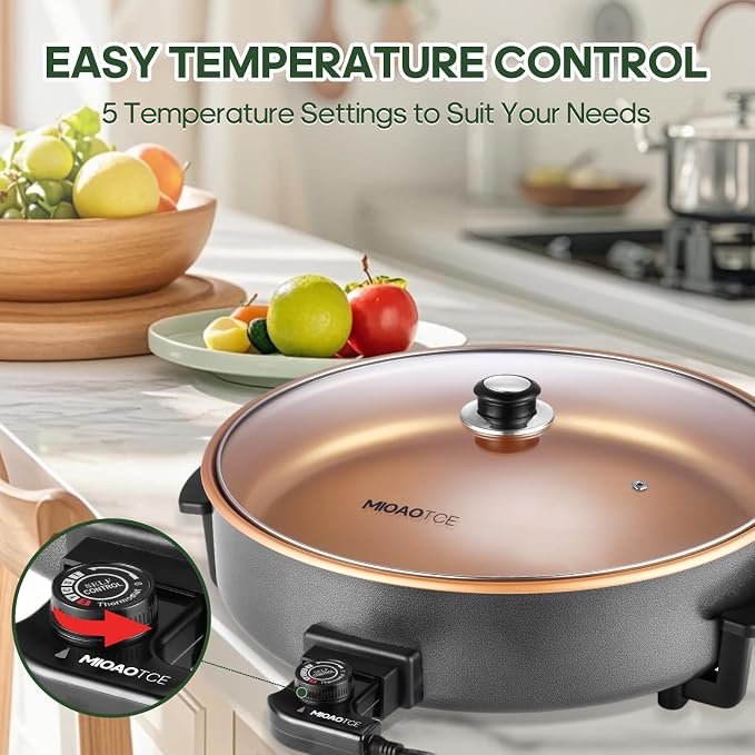 16" Extra Large Electric Skillet - Image 5