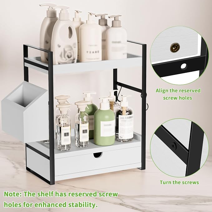 2-Tier Bathroom Counter Organizer - Image 4