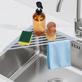 HANZENMA Triangular Sink Rack, Foldable Sink Drying mat, Heat-Resistant by HANZENMA
