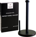 Black Paper Towel Holder Countertop Stainless Steel Paper Towel Stand by SteelwareCentral