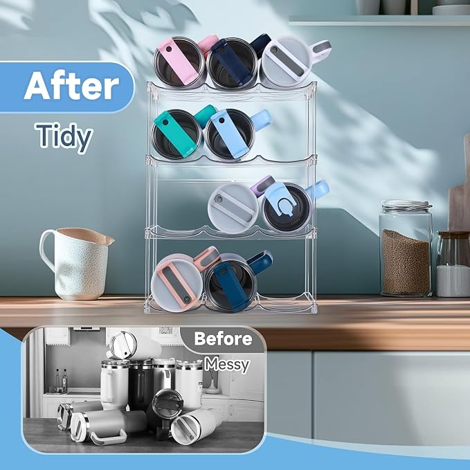 Stackable Water Bottle Organizer - Image 3