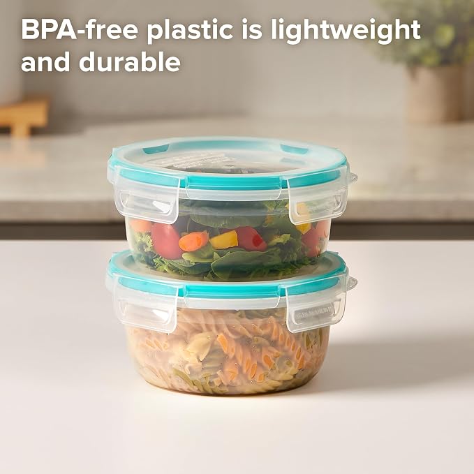 Snapware Plastic Total Solution 2-Pack Food Storage Containers Set, Leakproof & - Image 3