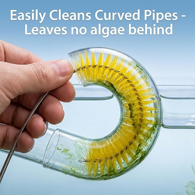 67" Flexible Drain Brush Set, Double Ended Long Hose Pipe Cleaner - Image 4
