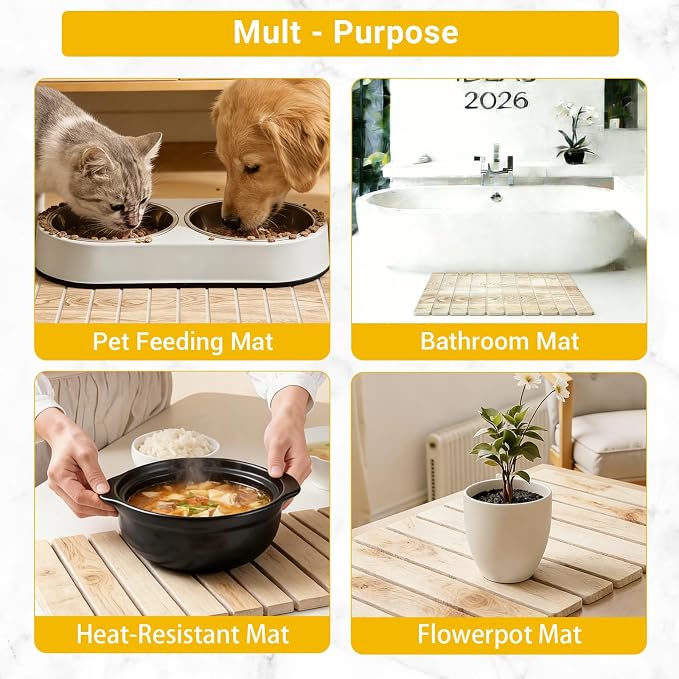 Dish Drying Mats, Large 24x16 Inch Diatomaceous Earth Drying Mat / - Image 4