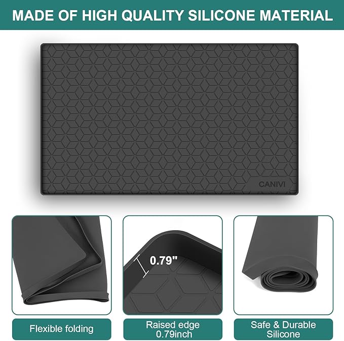 Under Sink Mat, Kitchen Cabinet Shelf Protector, Fits 36 inch Standard Cabinet - Image 6