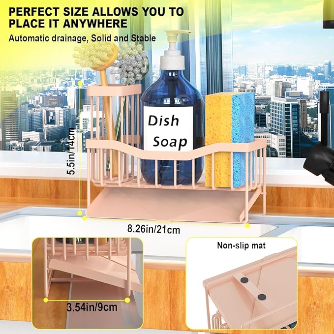 Fssvcd Maifan Sink Caddy Sponge Holder - Image 5