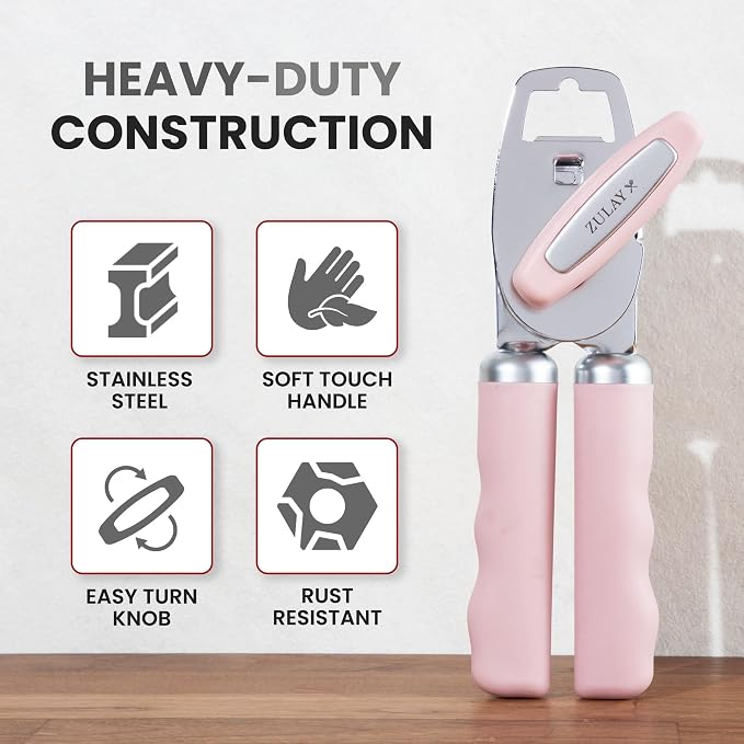 Zulay Kitchen Heavy Duty Stainless Steel Can Opener Manual - Image 3