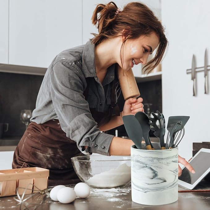 7.2 inch Large Utensil Holder for Kitchen Counter - Image 7