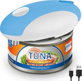 USB Rechargeable Electric Can Opener – Battery Operated, One Touch Automatic by CEVING