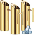 Funnymoom 3 Pack 53oz/1.5l Stainless Steel Water Pitcher Modern Metal Pitcher by Funnymoom