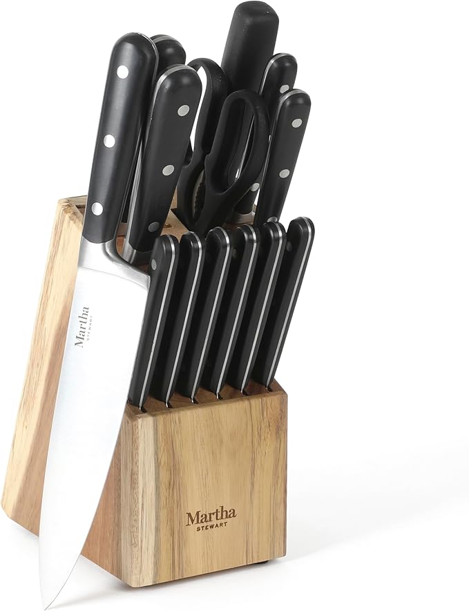 Martha Stewart Eastwalk 14 Piece High Carbon Stainless Steel Cutlery Knife by MarthaStewart