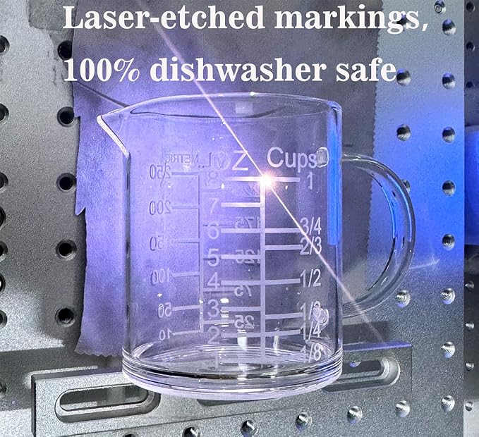 Ackers Etched Graduated Glass Measuring Cup - Image 6