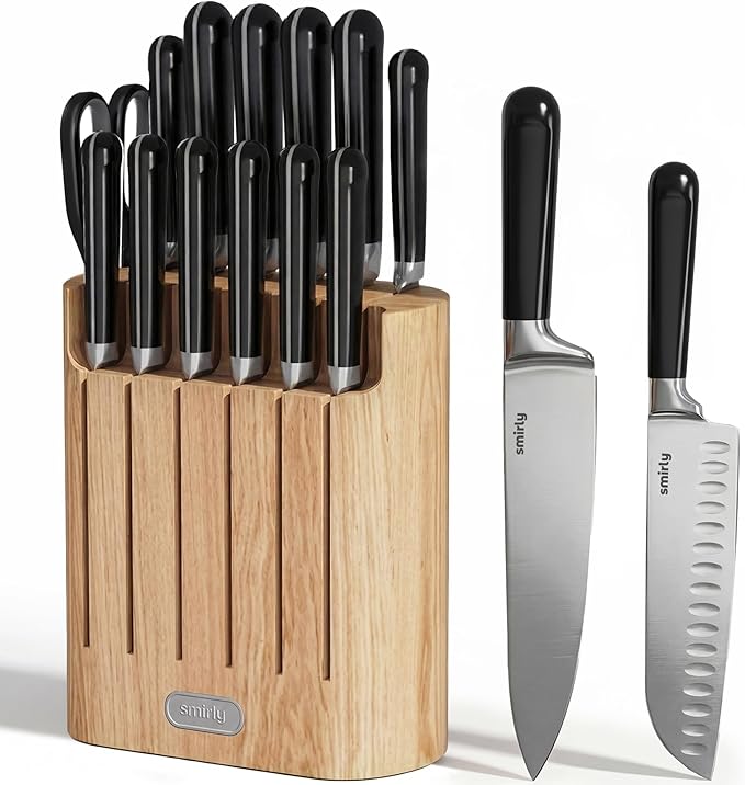 SMIRLY 14-Piece Kitchen Knife Set by Smirly