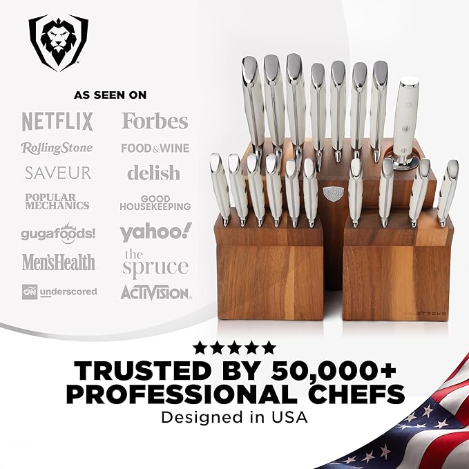 Dalstrong 18-Piece Gladiator Colossal Knife Block Set — German High-Carbon Steel - Image 6