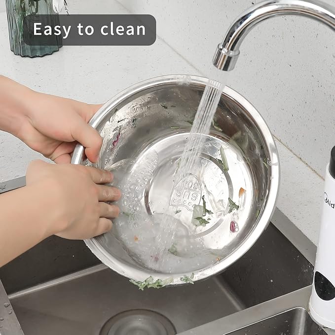 304 Stainless Steel Microporous Colander, 1.5QT Large Capacity - Image 6