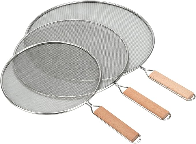 3 Pieces Grease Splatter Screen by Zalaxt