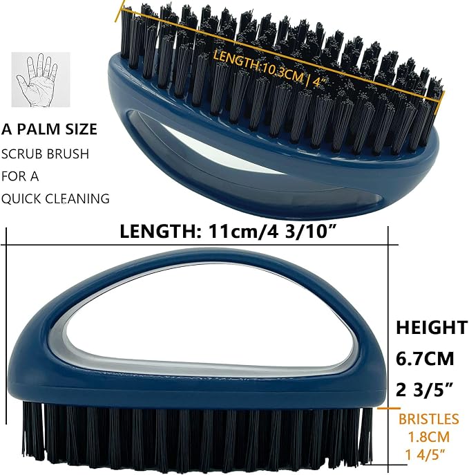 GKETN Small Scrub Brush with Nylon Bristles - Image 3